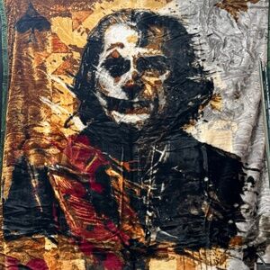 Joker Blanket – 90" x 90-100" – Dark Knight Villain Design